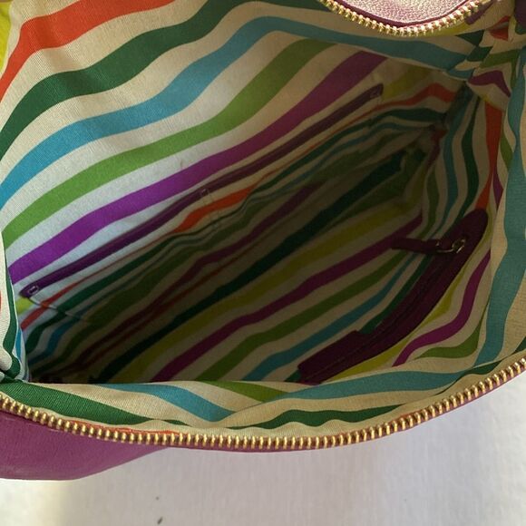 KATE SPADE Purple Leather Satchel Bag - Picture 6 of 6